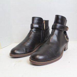 tommy hilfiger boots brown sz 6.5